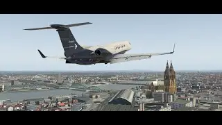 Самолёт-Мутант. На новом бизнесджете в Кёльн с уходом. Embraer 650 (X-Crafts). Из Ульяновска.