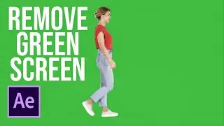 How to remove green screen in after effects