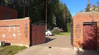 Установка комплекта автоматики CAME на распашные ворота 2.