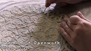 How to Make a Nerikomi Floral Pattern and Lace Openwork Pottery Bowl
