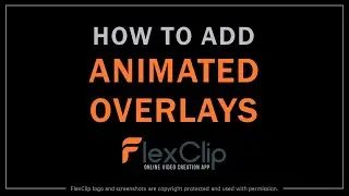 How to Add Animated Overlays in FlexClip