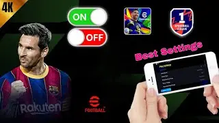 99.99% Best Play Settings In eFootball 2025 Mobile - Best Setting eFootball Pes 2025
