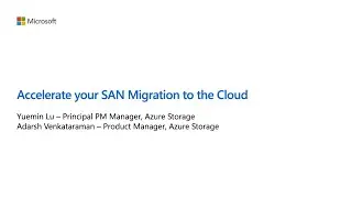 Accelerate your SAN migration to the cloud | OD08
