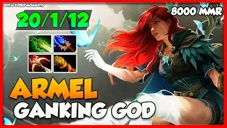 ARMEL MID - How to put your enemys in their base - Dota 2 Pro moments