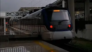 E-22000 İZBAN'IN ADNAN MENDERES HAVALİMANINA GİRİŞİ...(SİNEMATİK ÇEKİM) 