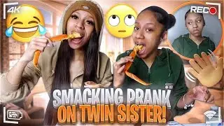SMACKING PRANK ON TWIN SISTER! ( GONE WRONG😬) + Updated Q&A | TheWickerTwinz