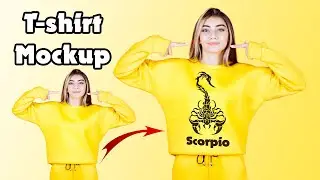 Photoshop tutorial How To Create a T shirt Mockup