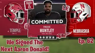 We Signed the Next Aaron Donald! - Temple University Dynasty Rebuild Ep. 62 CFB25