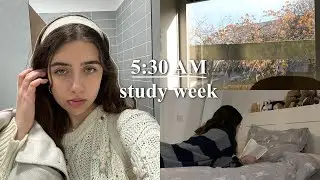 5AM Productive Uni Vlog: Exam Week Prep, Reading & Campus Days ⭐️
