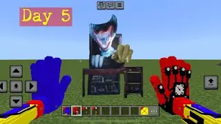 Surviving 100 Days in Poppy Playtime Chapter 3 MOD in Minecraft PE