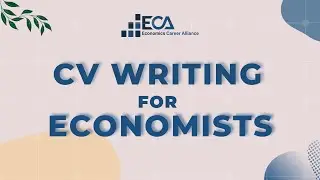 CV Writing for Economists | Bangla