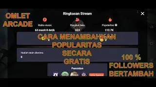 Cara menambah popularitas dan followers omlet arcade secara gratis | How to get popular omlet arcade