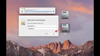Unlock Mac partition for copy & paste “password free”.