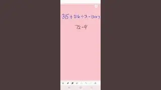 Can you evaluate this? #math #mathshorts #pemdas #mdas #gemdas