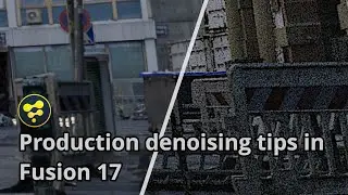 BMD Fusion - Temporal de-noising tricks and flicker removal on CG renders