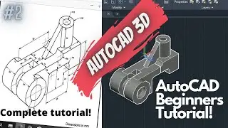 AutoCAD 3D Tutorial | How to make 3 objects on AutoCAD | Beginners Tutorial # 2 | 3D Project
