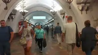 Обзор станции метро Арбатская Московского Метрополитена (01.07.22)