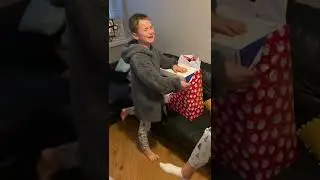 Little lad cries when he gets a PS5 for christmas