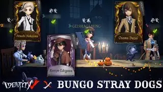 [NEW] ALL BUNGO STRAY DOGS CROSSOVER SKIN Atsushi, Dazai & Rampo Identity V