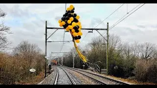 Контактная сеть провисла.