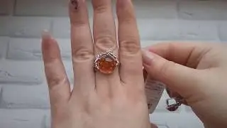 Теплый СОЛНЕЧНЫЙ калининградский ЯНТАРЬ в серебре !