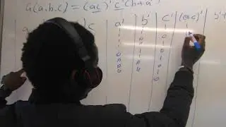 how to create a truth table using a boolen fuction