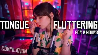 ASMR Tongue Fluttering for Ultimate Relaxation 💎 2 Hours 💎 No Talking