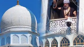 Blessed to witness the sacred Moi Mubarak ( of Prophet Muhammad ﷺ) at Hazratbal Dargah 🙏✨