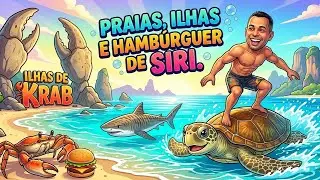 Praias Ilhas e hambúrguer de Siri .