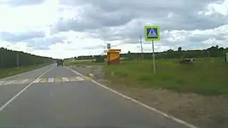 Мега тупая авария на трассе