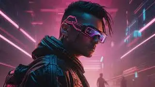 Cyberpunk Synthwave motivation Musik für Sport