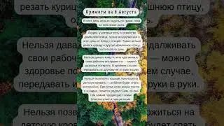 Что НЕЛЬЗЯ делать 8 августа | ПРИМЕТЫ
