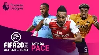FASTEST Premier League Player? | Traore, Sterling, Aubameyang | FIFA 20 | AD