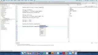 String compareTo()