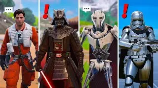 Fortnite ALL 11 BOSSES, Mythics & NPC's Locations in Fortnite Star Wars Season