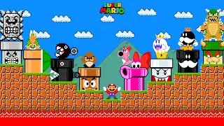 Super Mario Bros., but There’s More Custom Pipes and All Bosses