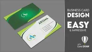 How to design Visiting Card in Corel Draw | Corel Draw Business Card Design
