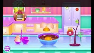Fruit Chocolate Cake Cooking