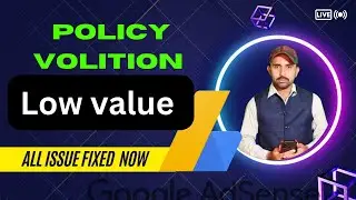 How To Fix Policy Volition and Low Value Content Error | Change Mac Addres and IP For Adsense