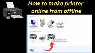 ✅2024 FIX - How To Make Printer Online From Offline