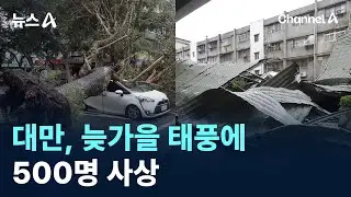대만, 이례적 늦가을 태풍에 500명 사상 / 채널A / 뉴스A