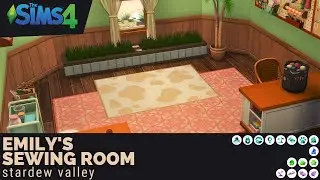 Emily's Sewing Room from Stardew Valley | Sims 4 | Speed Build