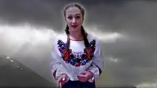 учениці Охрімівської ЗОШ читають вірші про мову