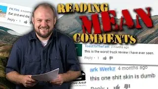 Reading Mean Comments on our YouTube Channel!
