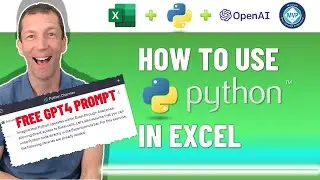 Get started with Python in Excel with GPT4 guidance