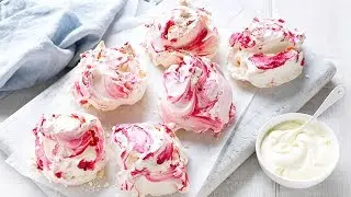 Pink Marble Meringues Recipe