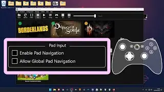 use your gamepad controller to navigate the RPCS3 GUI
