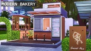 Modern Tiny Bakery 🍩 NoCC + Overview Story | The Sims 4 | Stop Motion