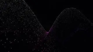audio reactive matrix visualizer in three.js