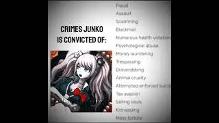 Crimes Junko is Convicted Of | Capcut Template | 